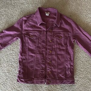 French Connection Purple Jean Jacket
